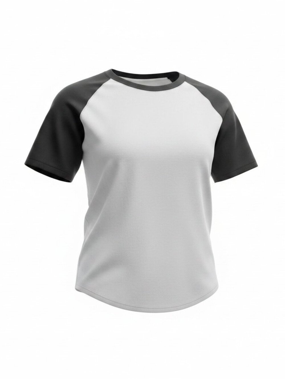 ABARDSION Black & White Raglan Tee – Size L – New with Tags